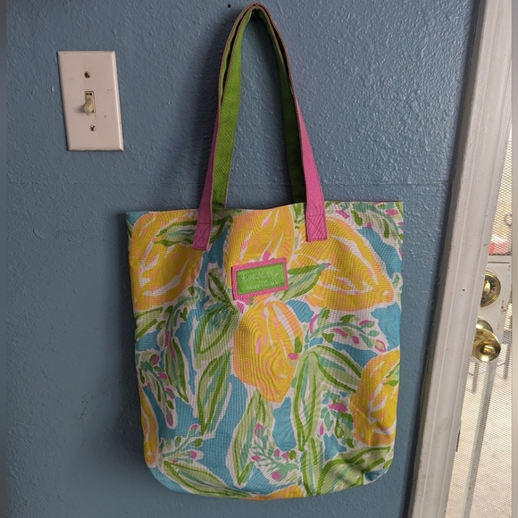 Lilly PulizerColorful Floral Tote Bag - Picture 2 of 5